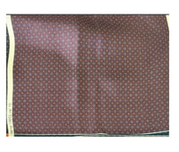 Mid Flowers 3 fold-tie - Burgundy
