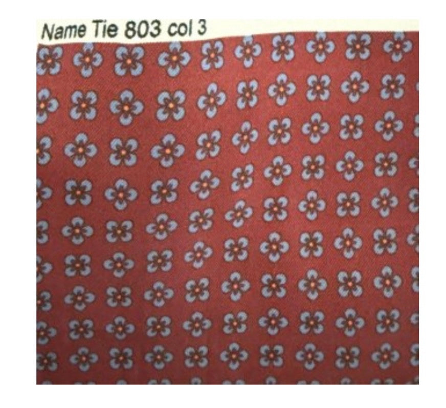 Margaret 3 fold-tie - Light Burgundy