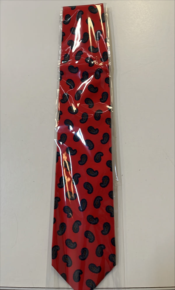 Corbata Amebas Rojo de seda - BUND