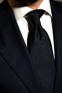 Corbata Lisa Navy de seda - BUND