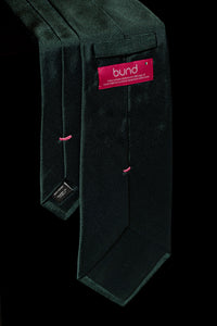 Corbata Lisa Verde de seda - BUND