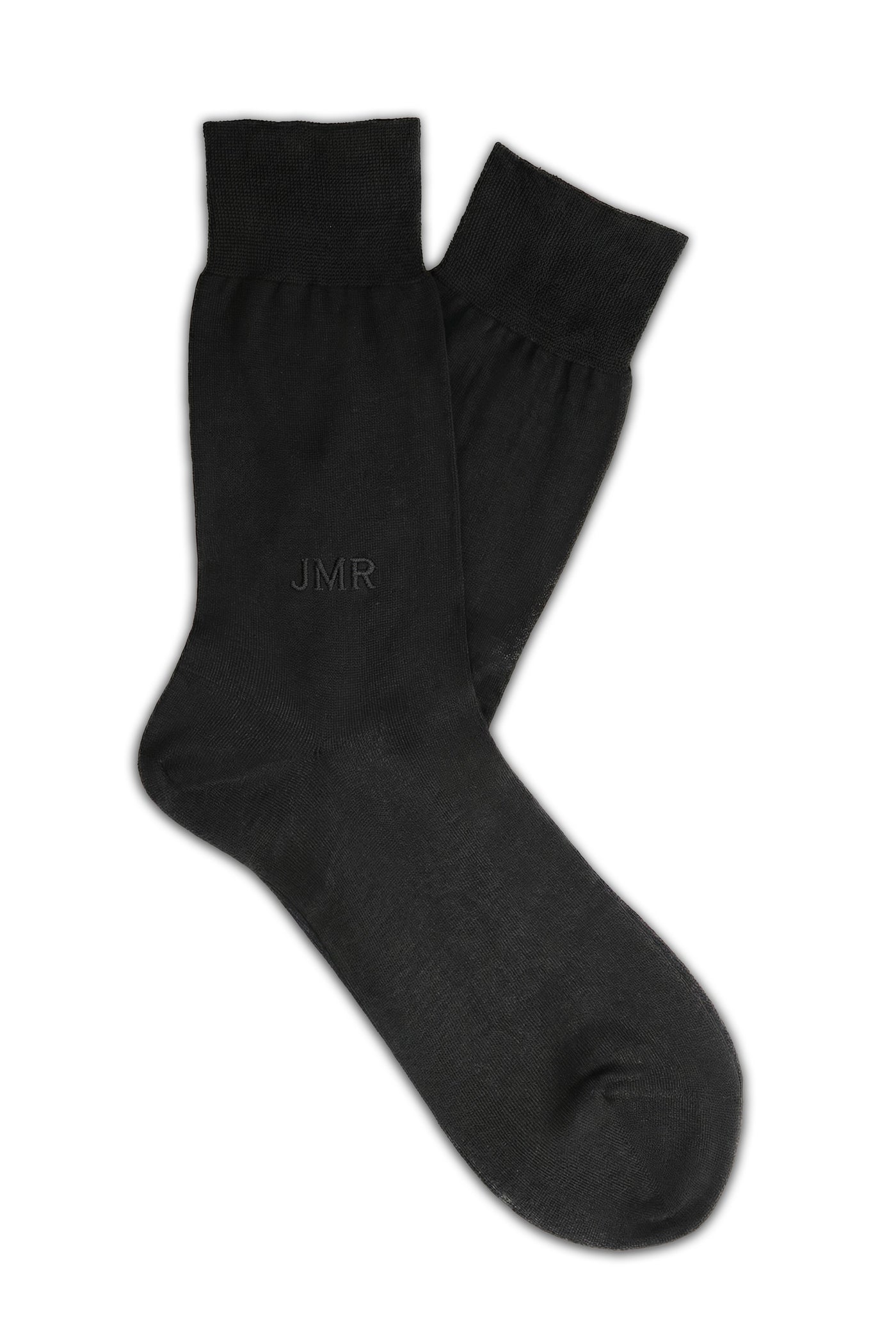 Black Short Plain Socks