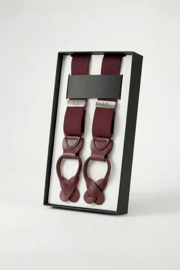 Tirantes Lisos Granate