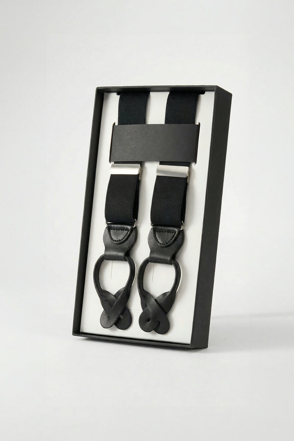 Tirantes Lisos Negros