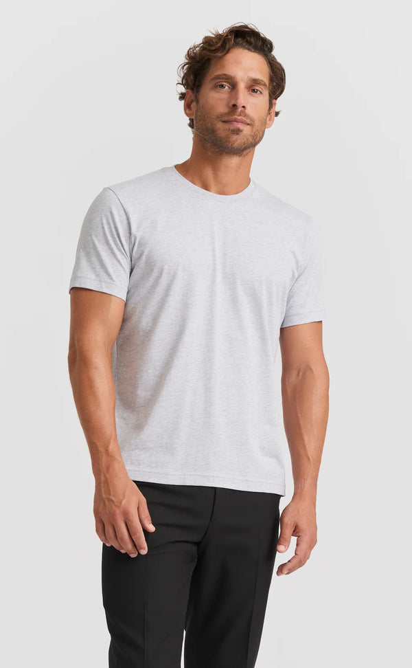 Light Grey O-neck Cotton T-Shirt (Son of a Tailor)