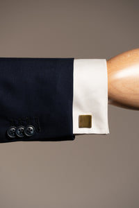 Gemelos Cuadrados Classic Gold - BUND