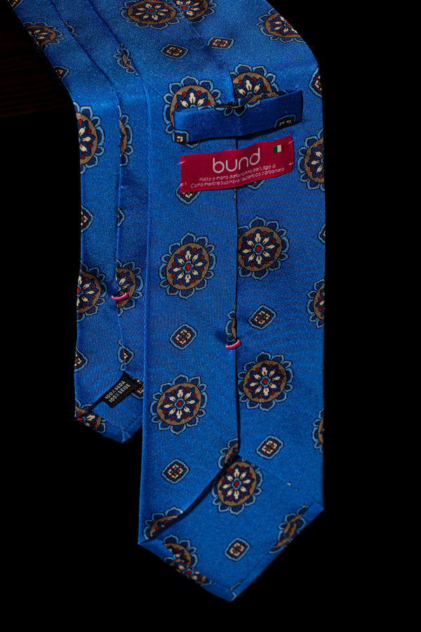 Corbata Maxiflores Azulón