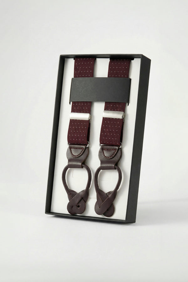 Tirantes Micropuntos Granate