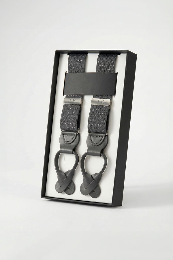 Tirantes Micropuntos Gris