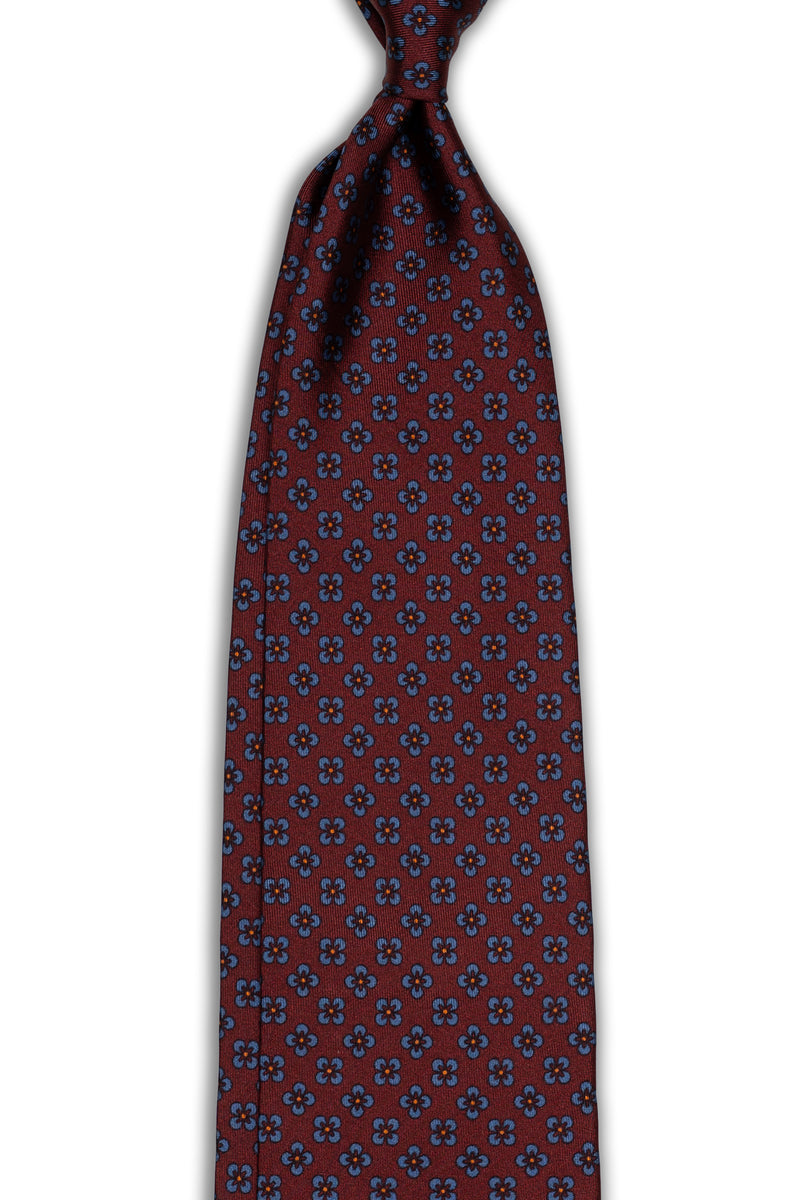 Margaret 3 fold-tie - Light Burgundy