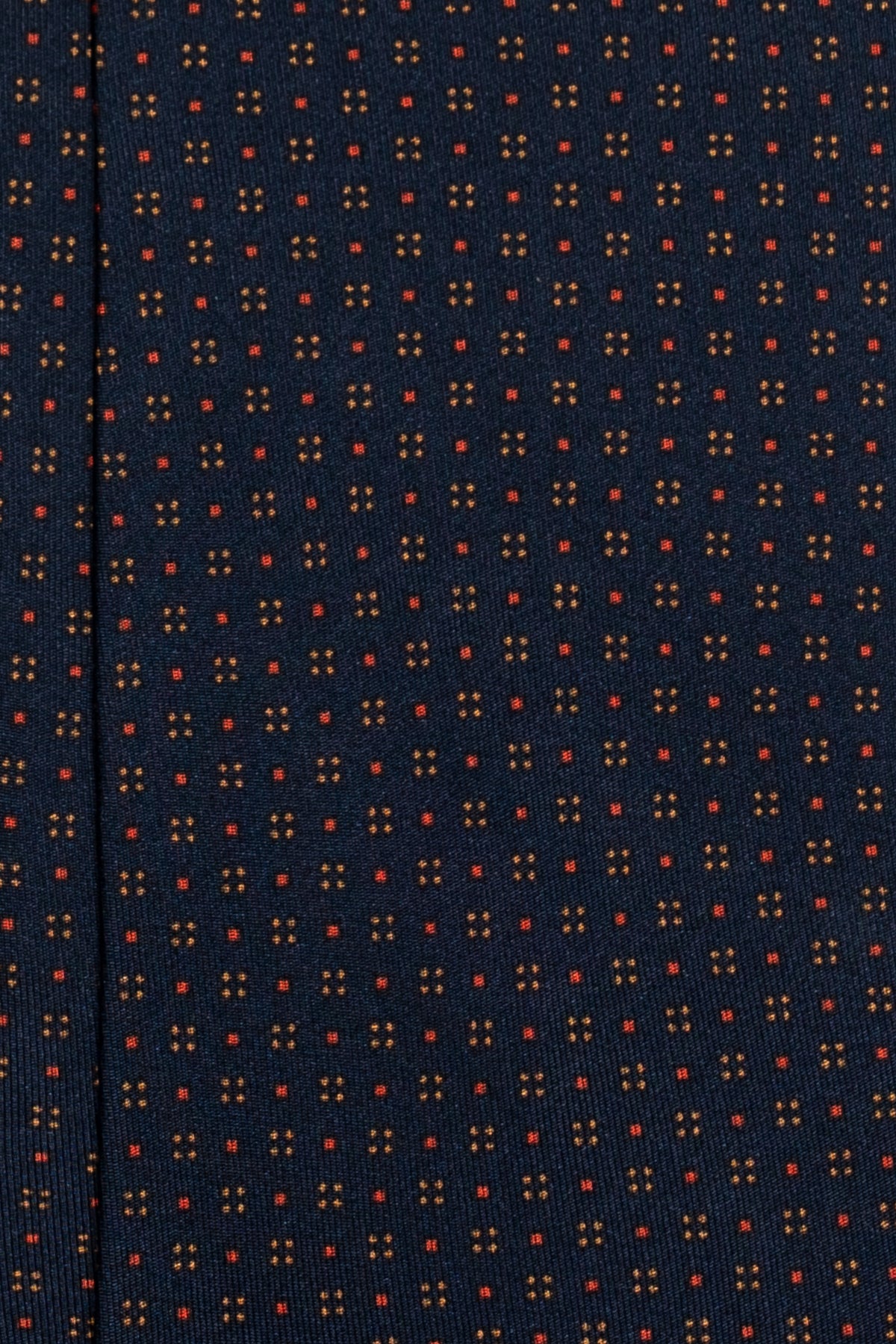 Mid Flowers 3-Fold Tie - Navy