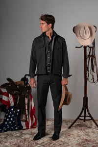 Black Western Overshirt - Camisa BUND