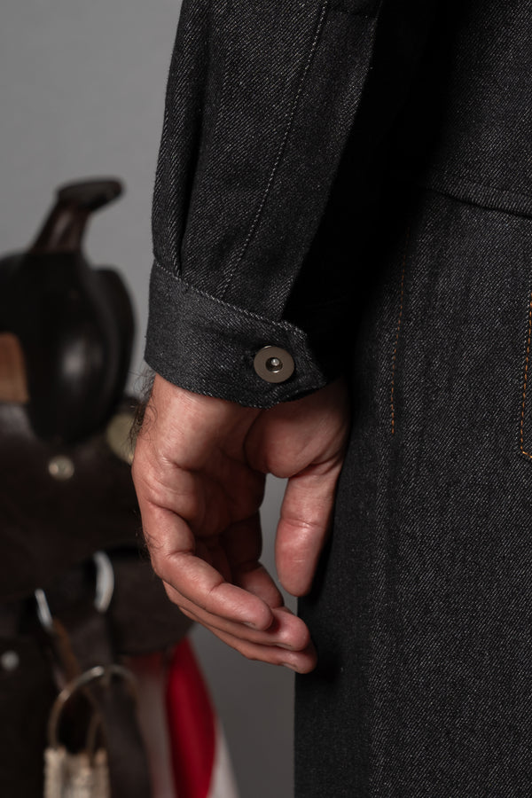 Black Western Overshirt