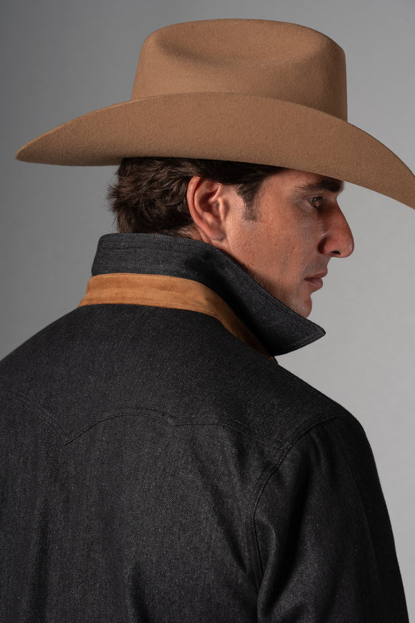 Black Western Overshirt