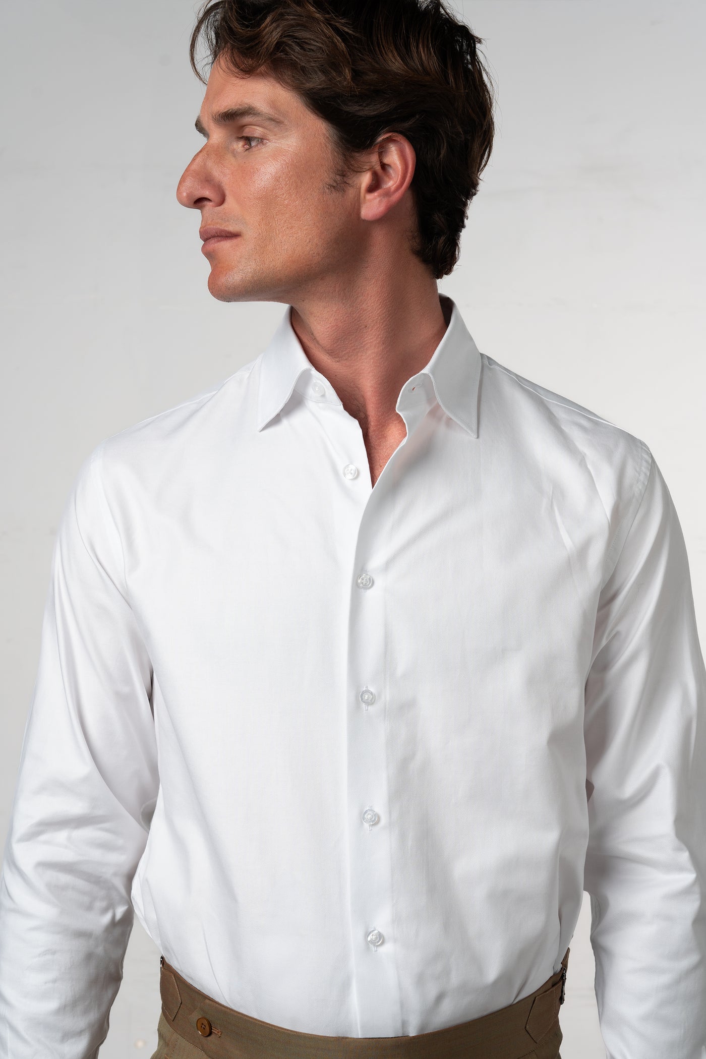 Oxford White Casual Shirt - Camisa BUND