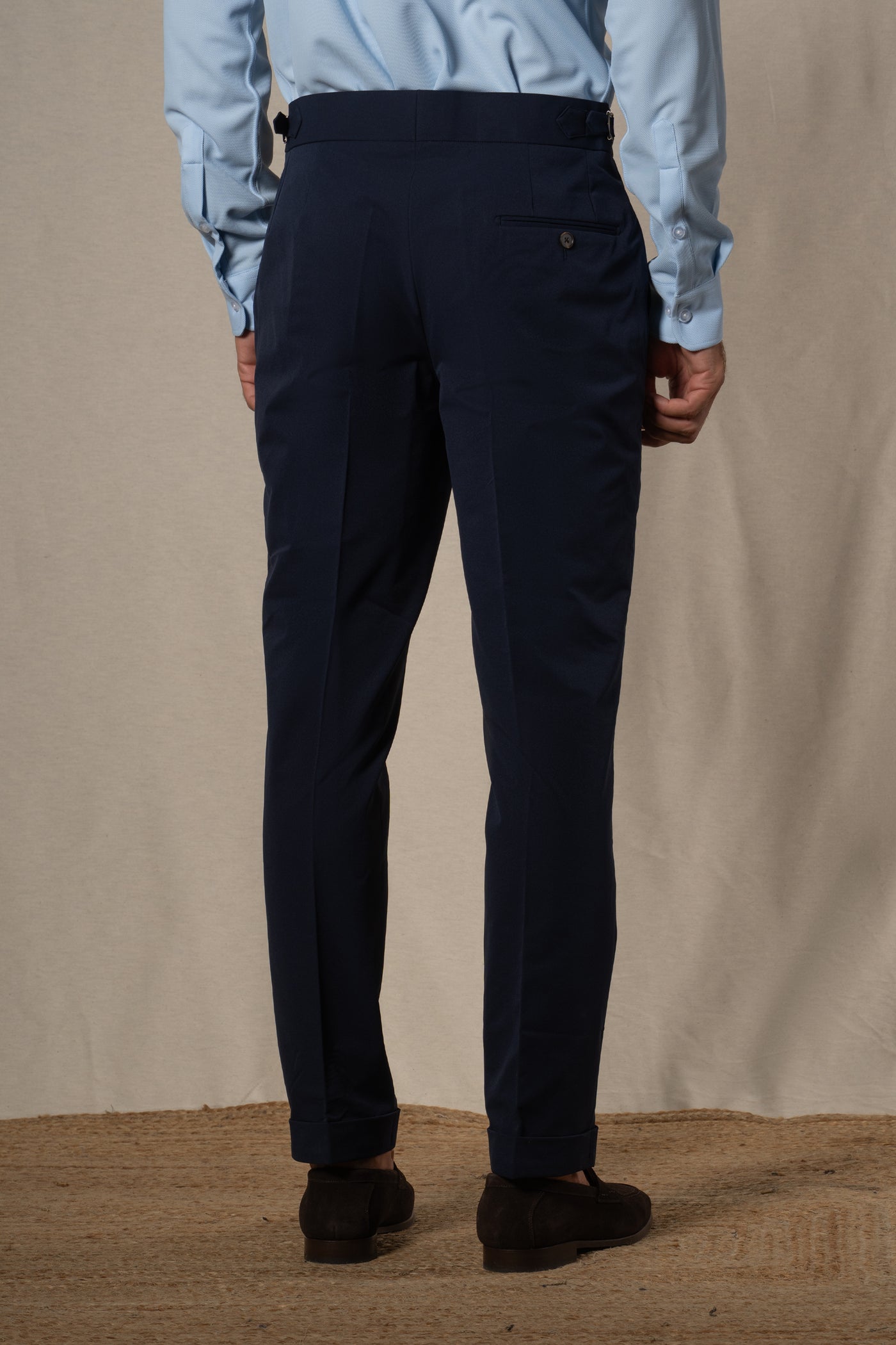 Plain Technical Dark Navy Soft Suit
