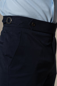 Plain Technical Dark Navy Soft Suit