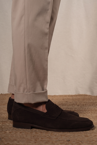 Plain Technical Beige Soft Suit