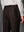 Flannel Chocolate Brown Wool Casual Pants