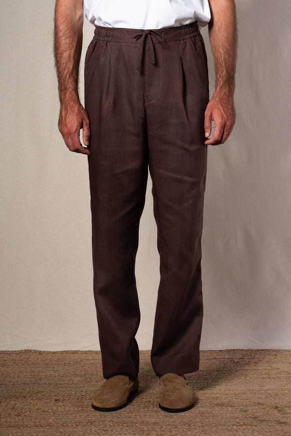 Dark Brown Jogger Casual Pants