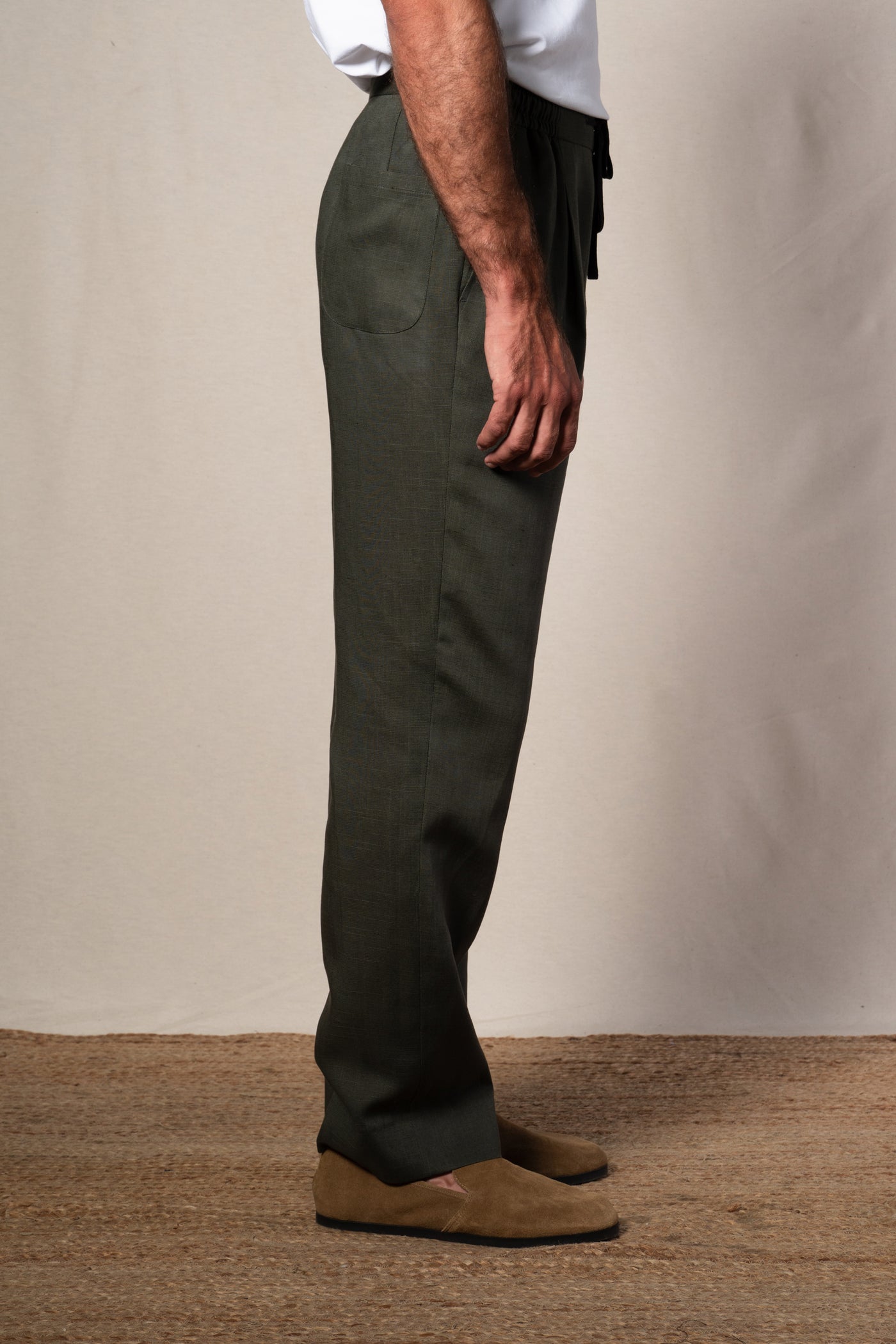 Dark Green Jogger Casual Pants