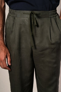 Dark Green Jogger Casual Pants