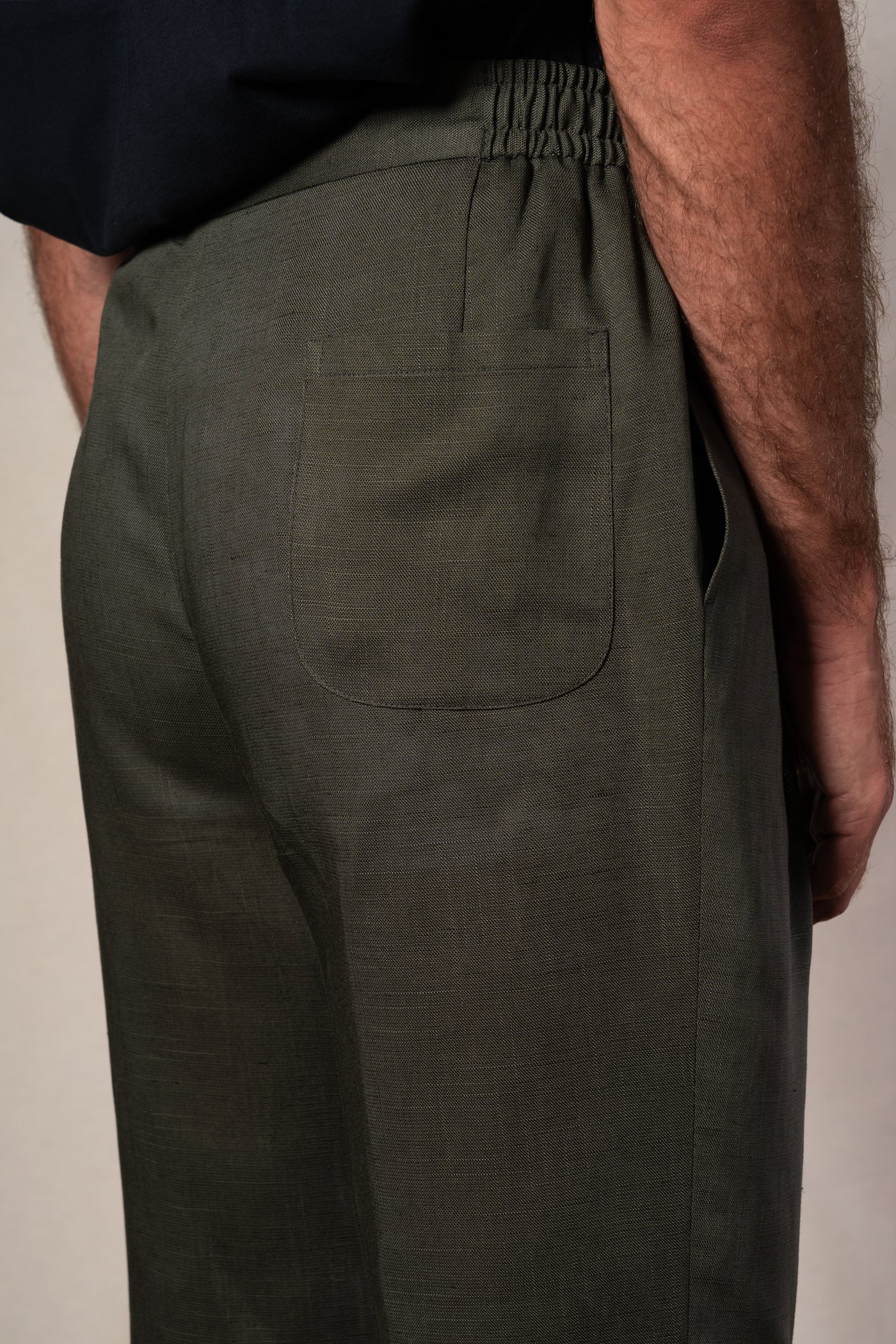 Dark Green Jogger Casual Pants