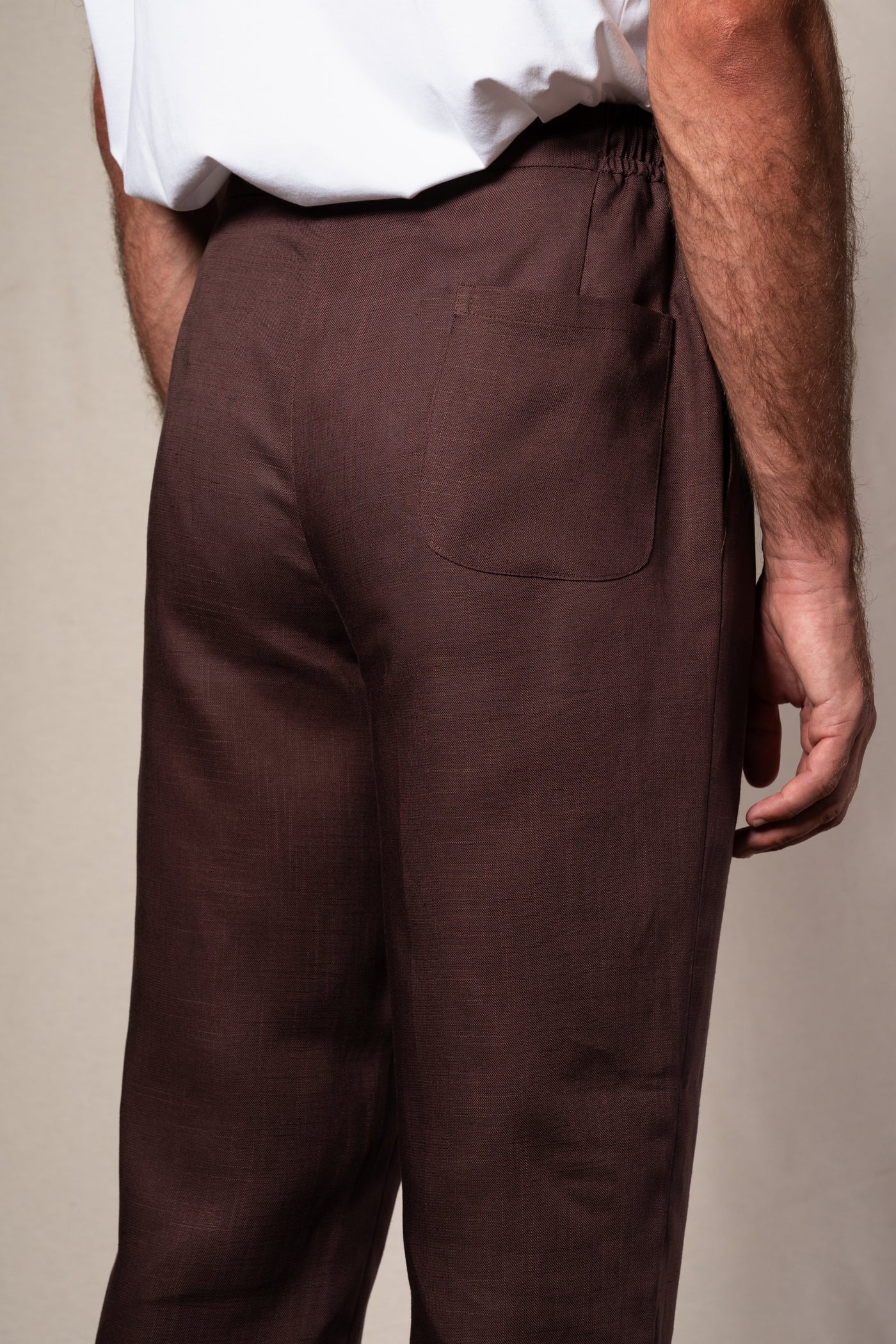 Dark Brown Jogger Casual Pants