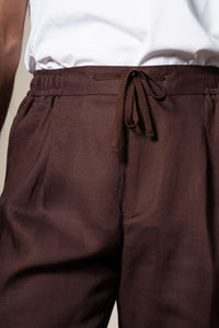 Dark Brown Jogger Casual Pants
