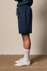 Dark Navy Plain Cotton Shorts — look completo BUND, Costa Vice Spring Summer 26