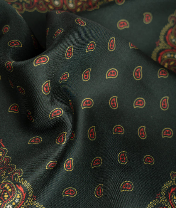 Green Silken Range Scarf