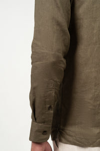 Linen Shirt Olive T-shirt