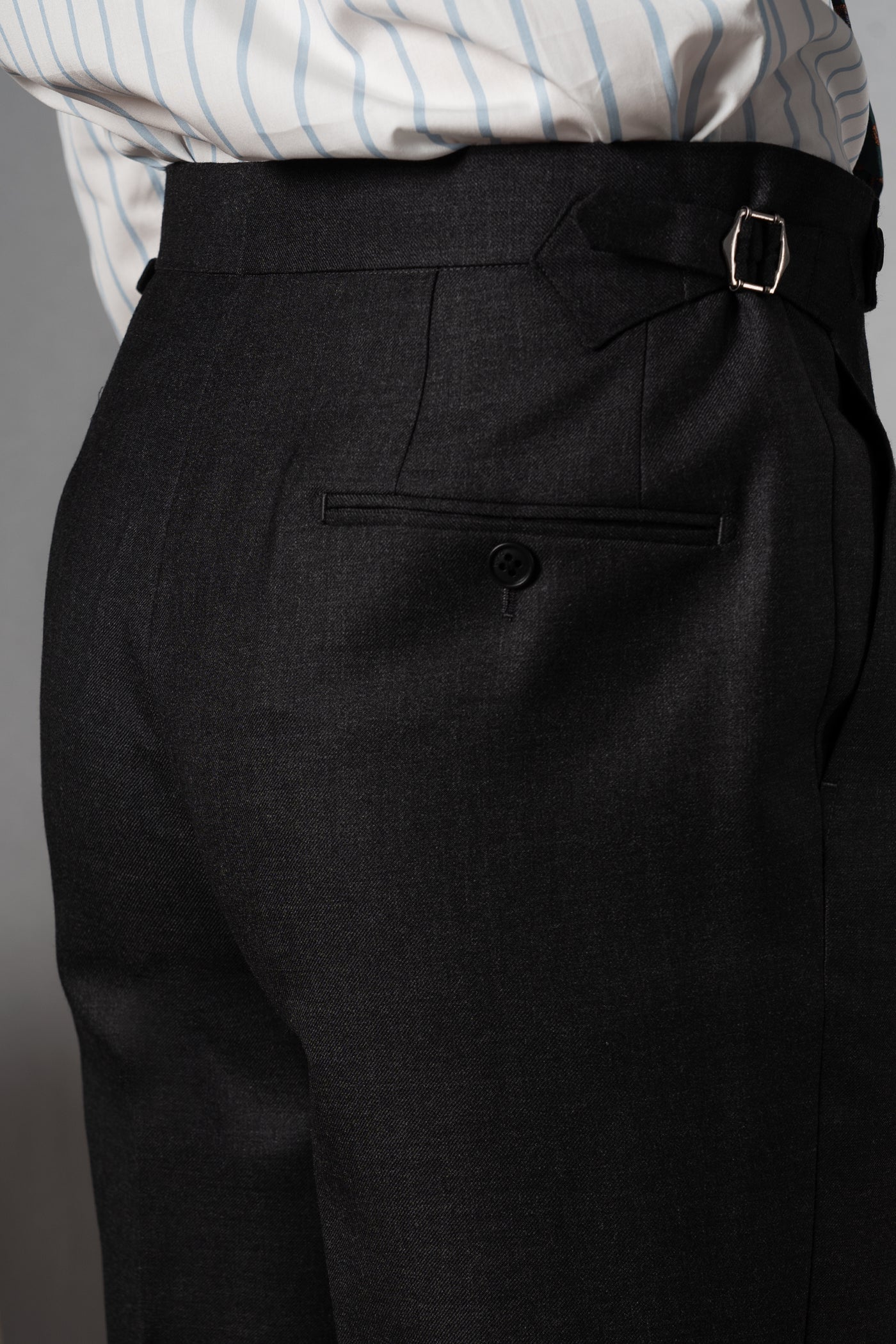 Twill Dark Grey 3 Pieces Suit - Traje a medida BUND