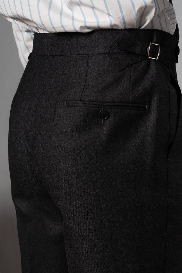 Twill Dark Grey 3 Pieces Suit