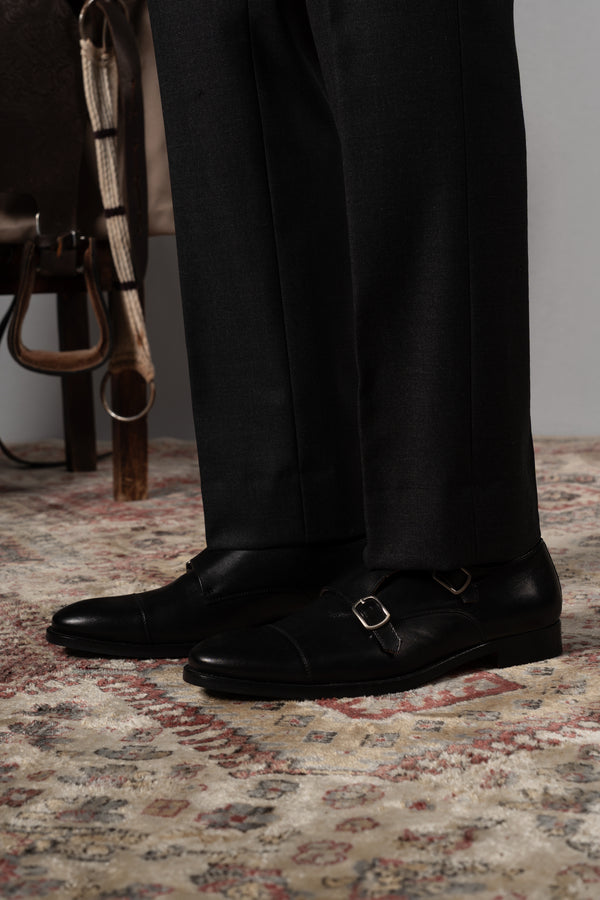 Twill Dark Grey 3 Pieces Suit