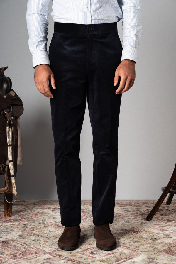 Navy Blue Corduroy Pants