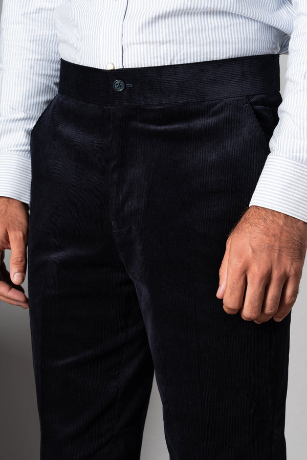 Navy Blue Corduroy Pants