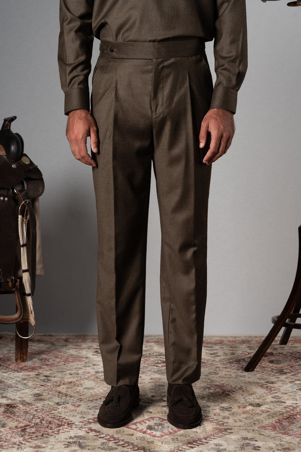 Olive Green Flannel Pants