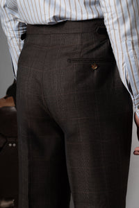 Wales Chocolate Brown Wool 3 Pieces Suit - Traje a medida BUND