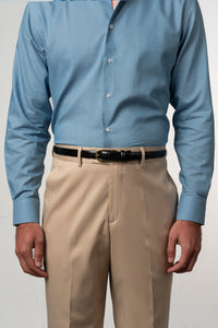 Plain Beige Casual Pants