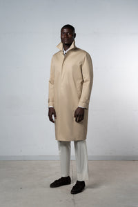Plain Beige Rain Coat - Abrigo a medida BUND