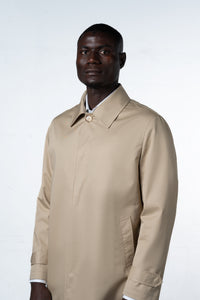 Plain Beige Rain Coat - Abrigo a medida BUND