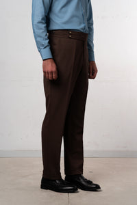 Plain Brown Chocolate Tailoring Pants