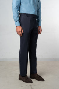 Plain Dark Navy Tailoring Pants