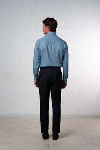 Plain Denim Casual Shirt - Camisa BUND