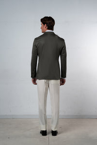 Plain Olive Green Blazer - Blazer a medida BUND