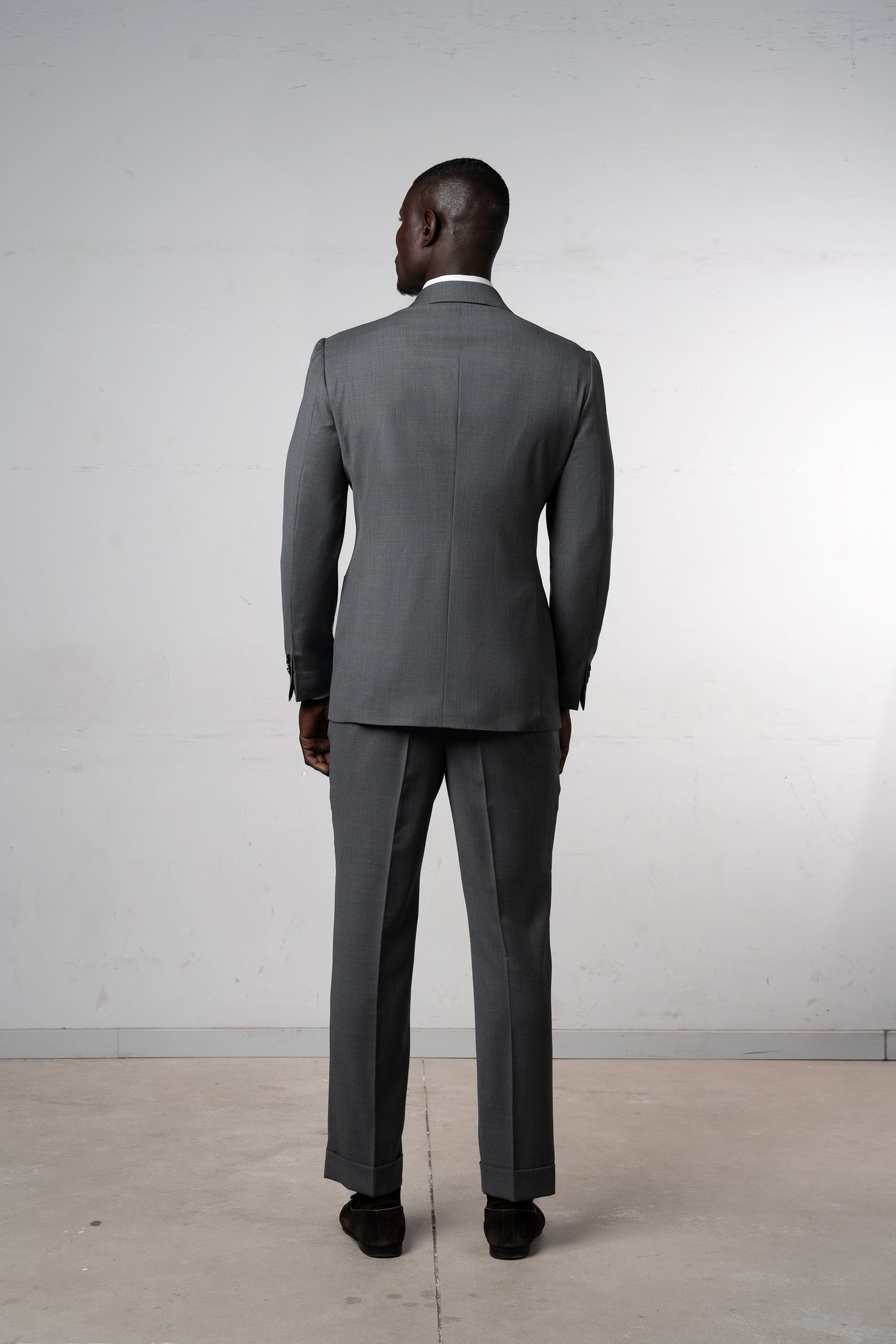 Plain Stone Grey Suit - Traje a medida BUND