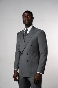 Plain Stone Grey Suit - Traje a medida BUND