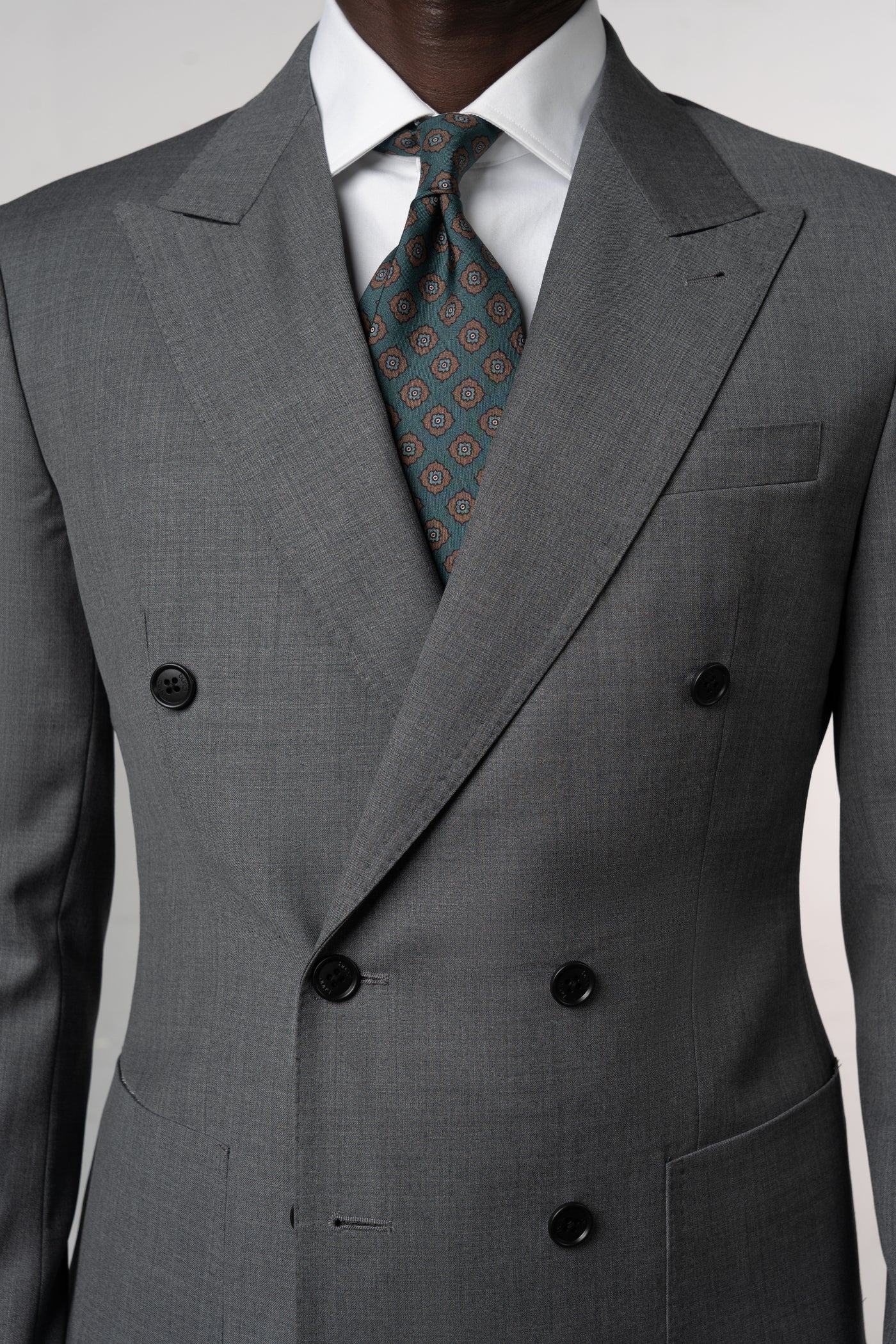 Plain Stone Grey Suit - Traje a medida BUND