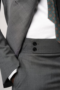 Plain Stone Grey Suit - Traje a medida BUND